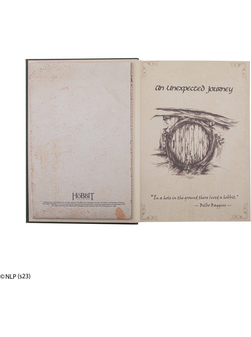 Carnet Le Hobbit avec Carte incluse - Le Seigneur des Anneaux Vert - Kiabi