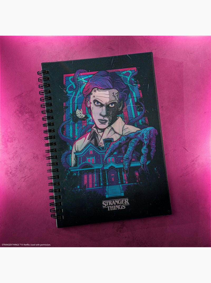 Carnet Lenticulaire Vecna - Stranger Things Noir - Kiabi