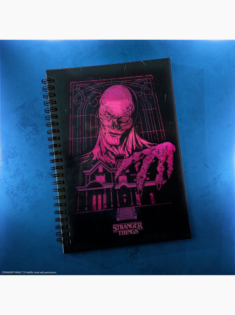 Carnet Lenticulaire Vecna - Stranger Things Noir - Kiabi
