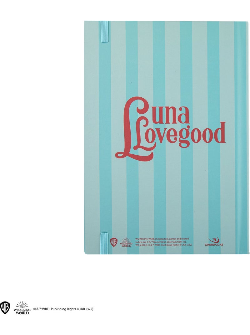 Carnet Luna Lovegood - Harry Potter Bleu - Kiabi