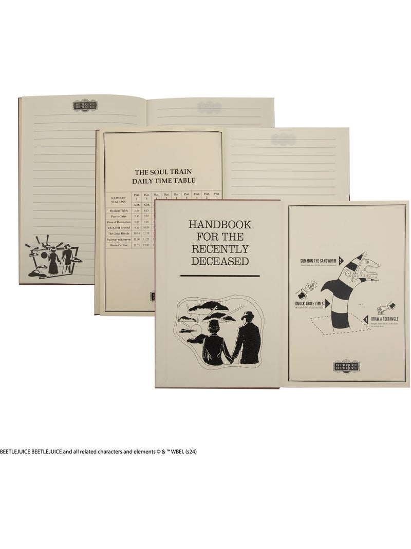 Carnet Manuel pour les Personnes Récemment Décédées - Beetlejuice Marron - Kiabi