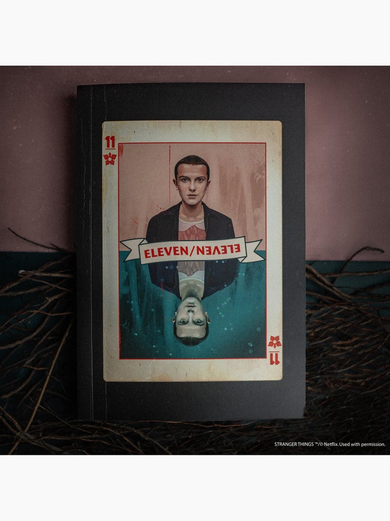 Carnet Onze - Stranger Things Noir - Kiabi
