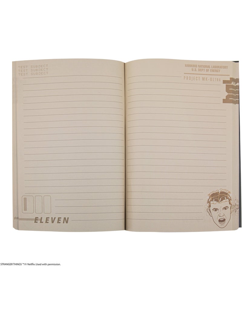 Carnet Onze - Stranger Things Noir - Kiabi