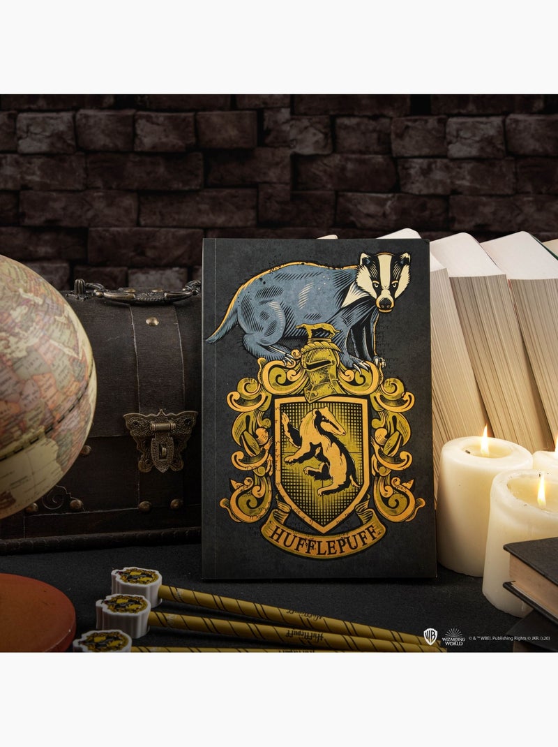 Carnet Poufsouffle - Harry Potter Noir - Kiabi
