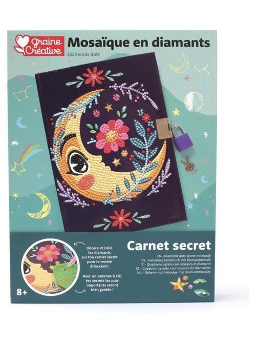 Carnet secret à diamanter - Kiabi