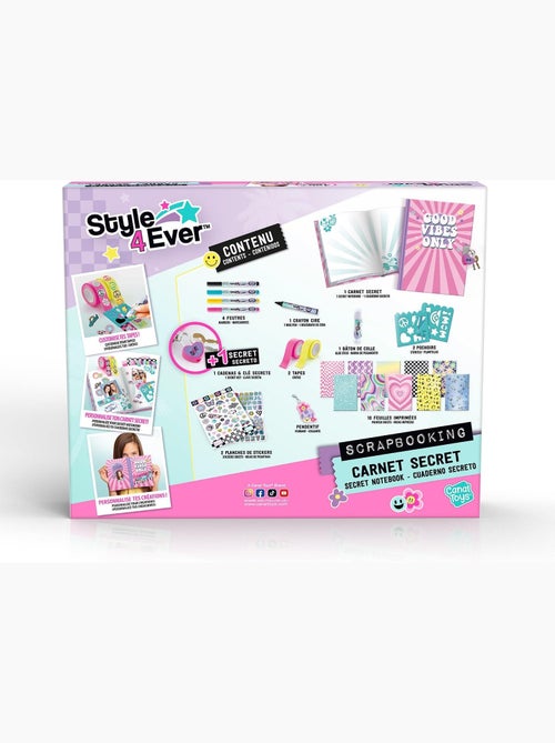 Carnet Secret Scrapbooking - Canal Toys - Kiabi