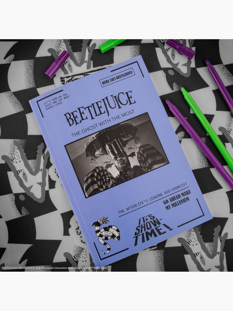 Carnet Show Time - Beetlejuice Violet - Kiabi