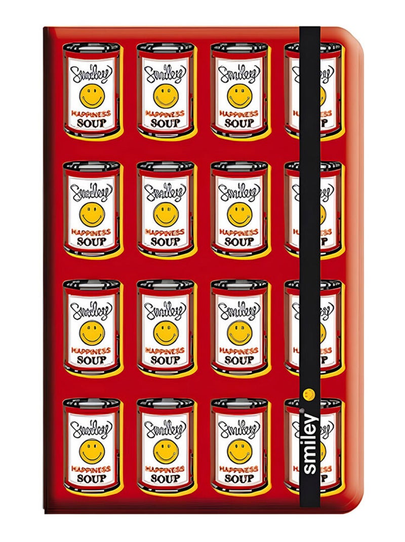 Carnet Smiley Happiness Soup Rouge - Kiabi