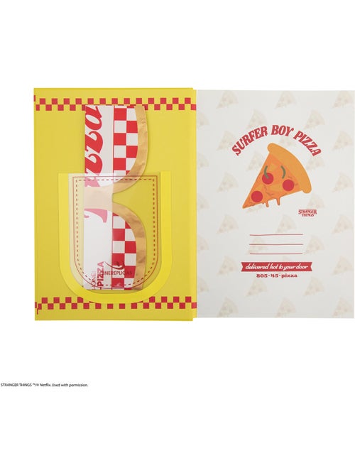 Carnet Surfer Boy Pizza - Stranger Things - Kiabi Carnet Surfer Boy Pizza - Stranger Things - Kiabi