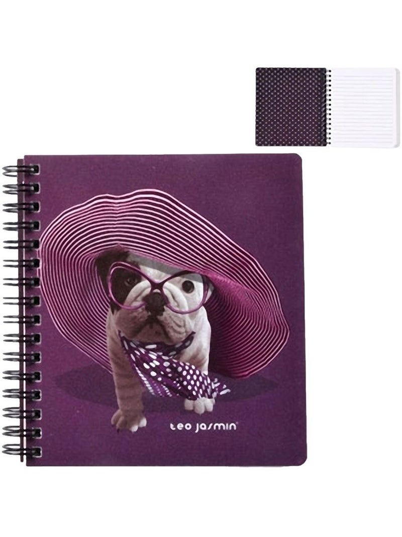 Carnet Téo Jasmin Violet Violet - Kiabi
