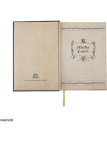 Carnet Terre du Milieu avec Carte incluse - Le Seigneur des Anneaux