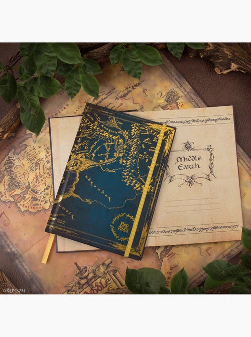 Carnet Terre du Milieu avec Carte incluse - Le Seigneur des Anneaux - Kiabi