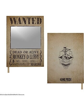 Carnet Wanted Mirroir - One Piece