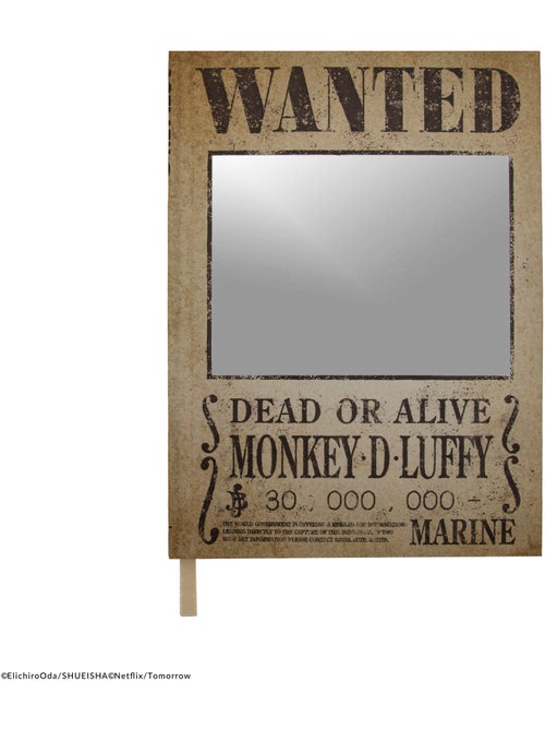 Carnet Wanted Mirroir - One Piece - Kiabi