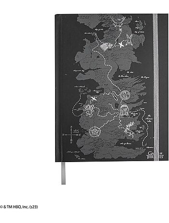 Carnet Westeros avec Carte incluse - Game of Thrones