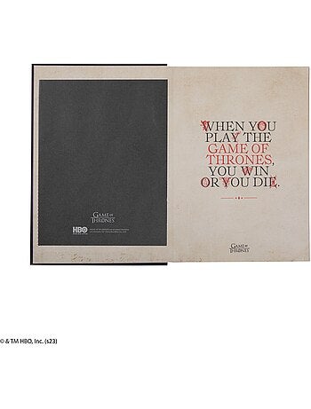 Carnet Westeros avec Carte incluse - Game of Thrones
