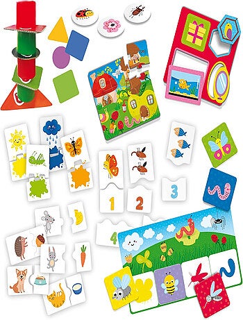 Carotina Baby 10 Jeux éducatifs - Lisciani