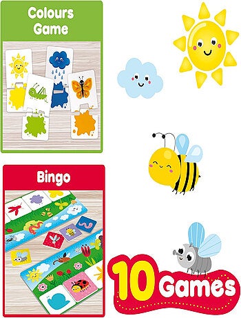 Carotina Baby 10 Jeux éducatifs - Lisciani
