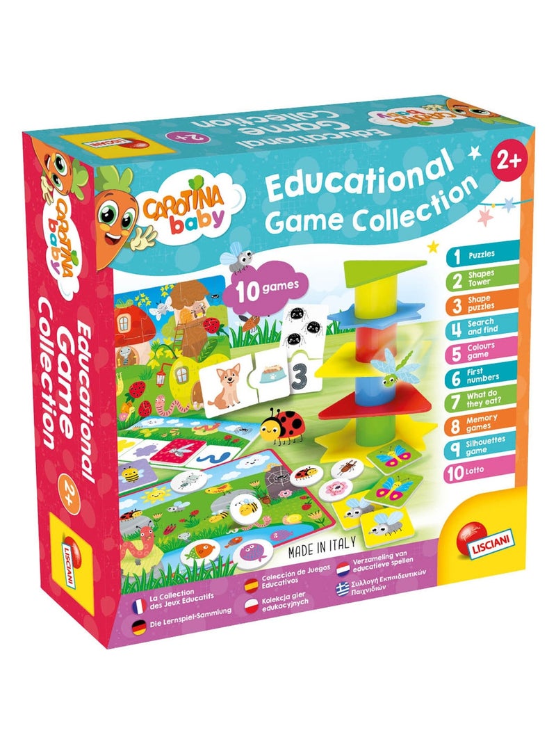 Carotina Baby 10 Jeux éducatifs - Lisciani Multicolore - Kiabi