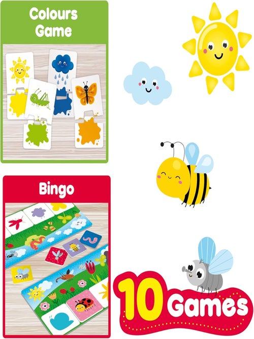 Carotina Baby 10 Jeux éducatifs - Lisciani - Kiabi