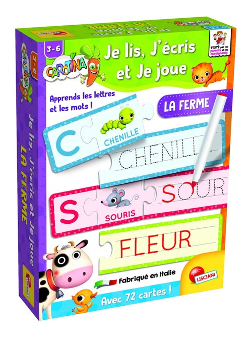 CAROTINA "JE LIS, J'ECRIS ET JE JOUE" - LA FERME - Kiabi