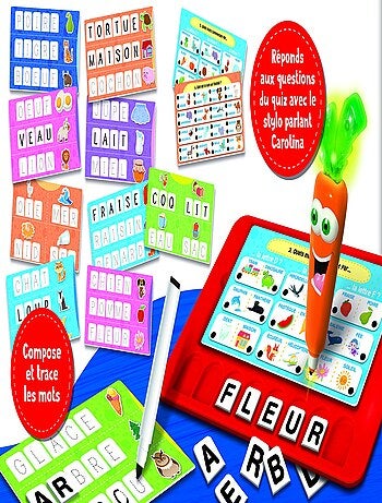 CAROTINA STYLO PARLANT GRAND JEU VOCABULAIRE DES PETITS
