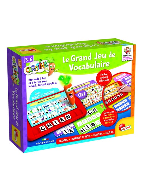 CAROTINA STYLO PARLANT GRAND JEU VOCABULAIRE DES PETITS - Kiabi