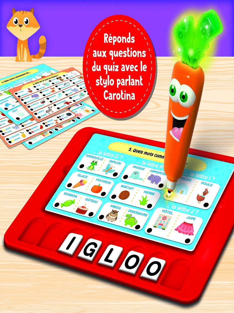 CAROTINA STYLO PARLANT GRAND JEU VOCABULAIRE DES PETITS N/A - Kiabi