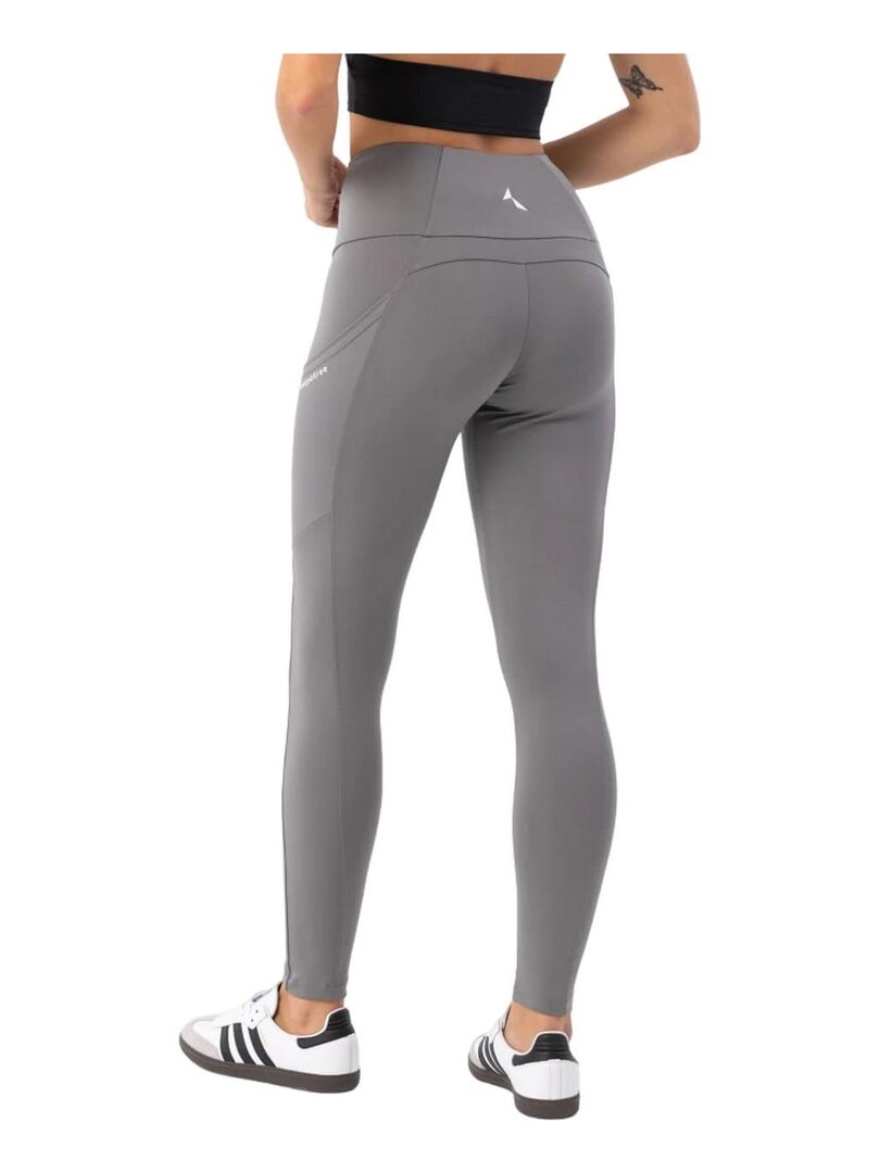 Pantalon/legging gris foncé neuf taille L 100% lin marque