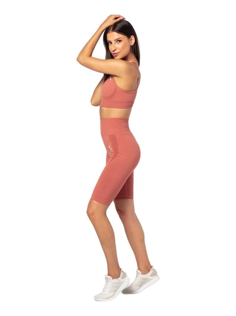 Carpatree - Short de motard ARCADE Rose - Kiabi