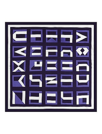 Carré de Soie ALPHABET