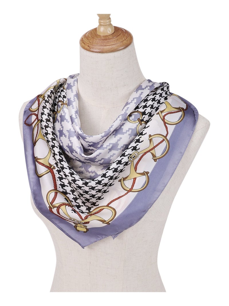 Carré de Soie BEAN Bleu - Kiabi