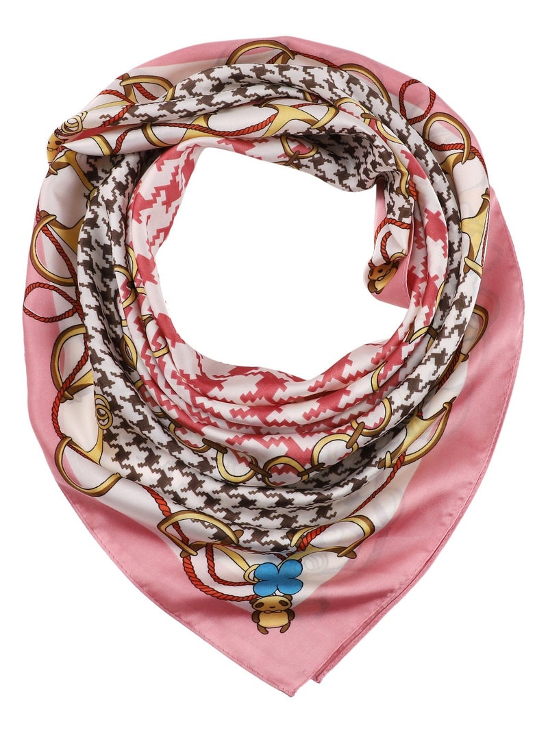 Carré de Soie BEAN Rose - Kiabi