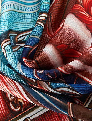 Carré de soie Big Belts