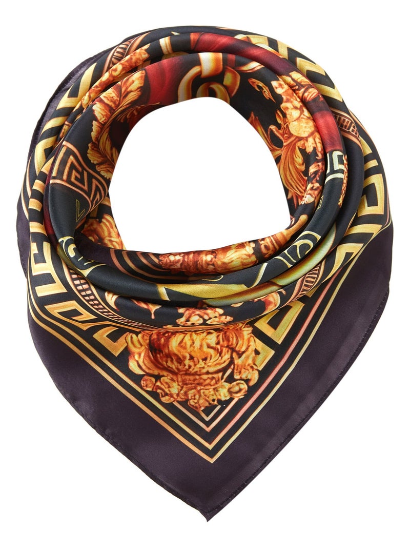 Carré de soie Chain Gold Or - Kiabi
