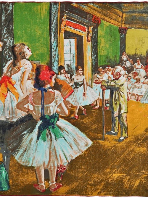 Carré de soie Degas "La Classe de danse" - Kiabi