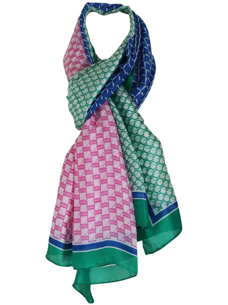 Carré de soie Gerard Pasquier SHANI Vert - Kiabi