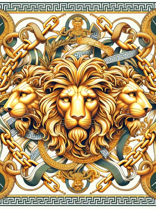 Carré de soie Grand ThreeLions - Kiabi