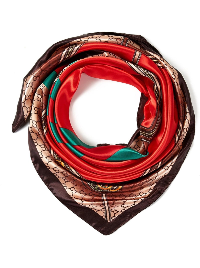 Carré de Soie Italian Rouge - Kiabi