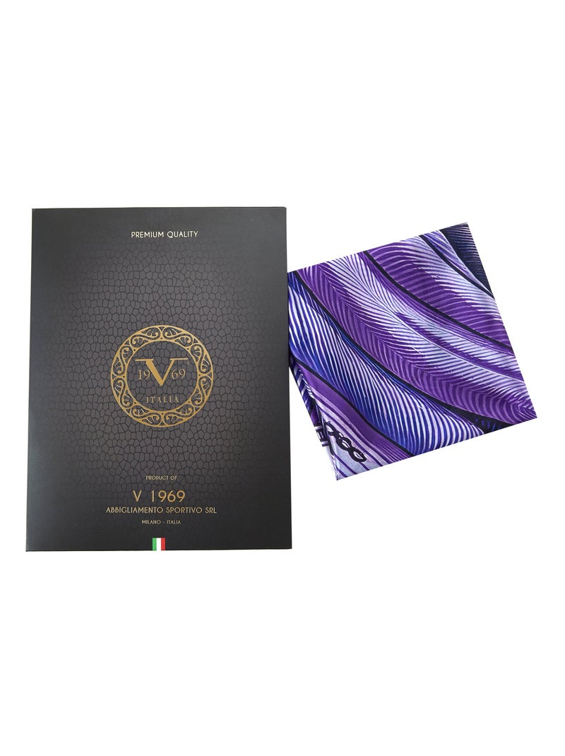 Carré de soie Italian Sea Violet - Kiabi