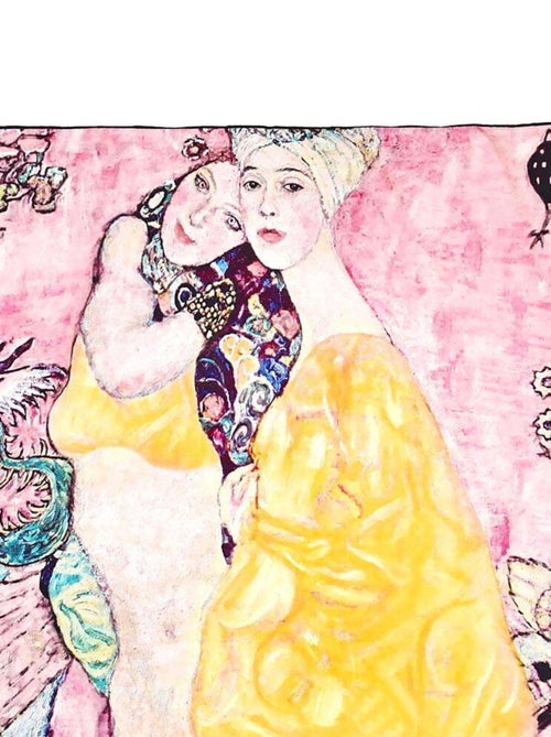 Carré de soie Klimt "Le Amiche" - Kiabi
