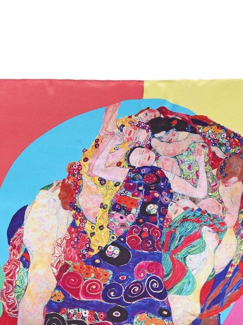 Carré de soie Klimt "Les Vierges" - Kiabi