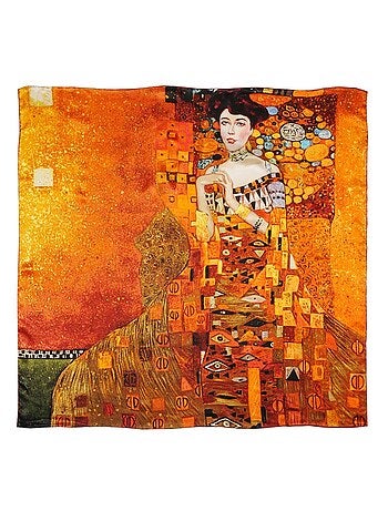 Carré de soie Klimt "Portrait d'Adèle