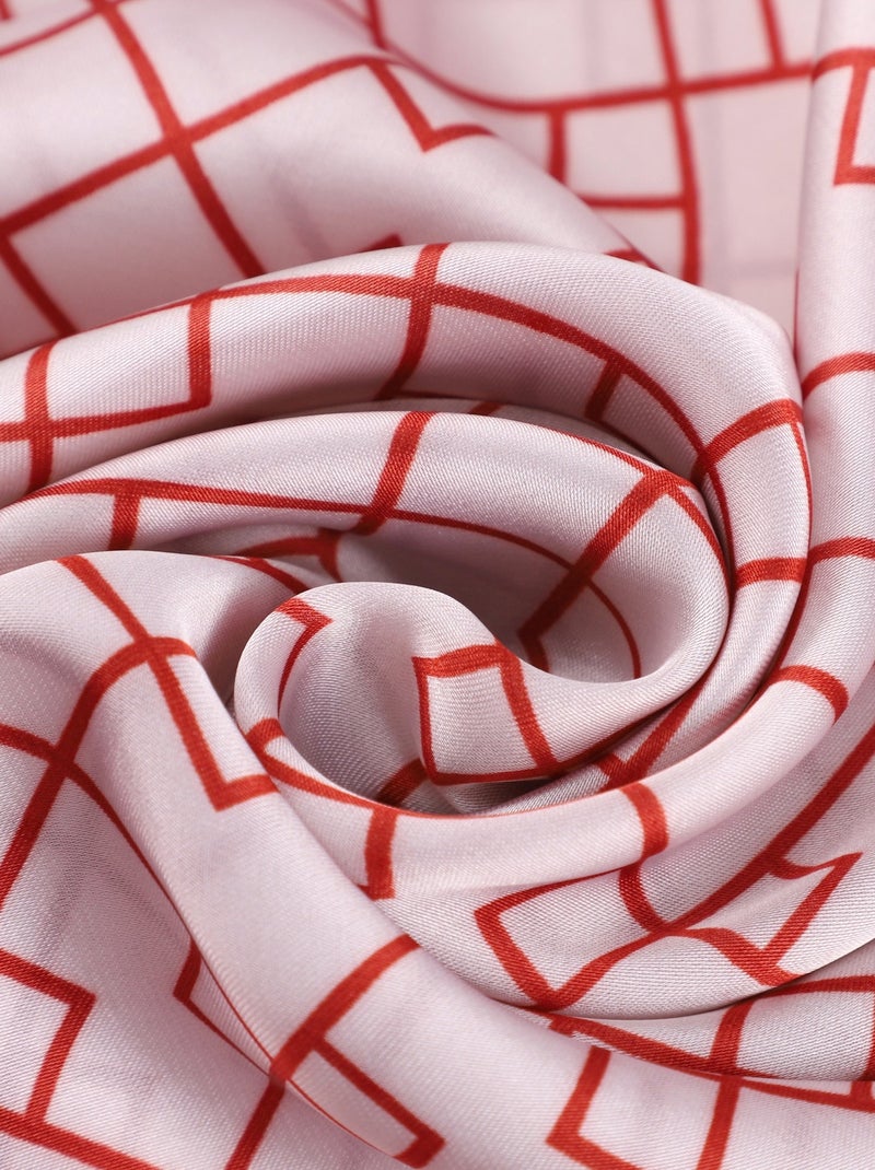 Carré de Soie LABYRINTHE Orange - Kiabi