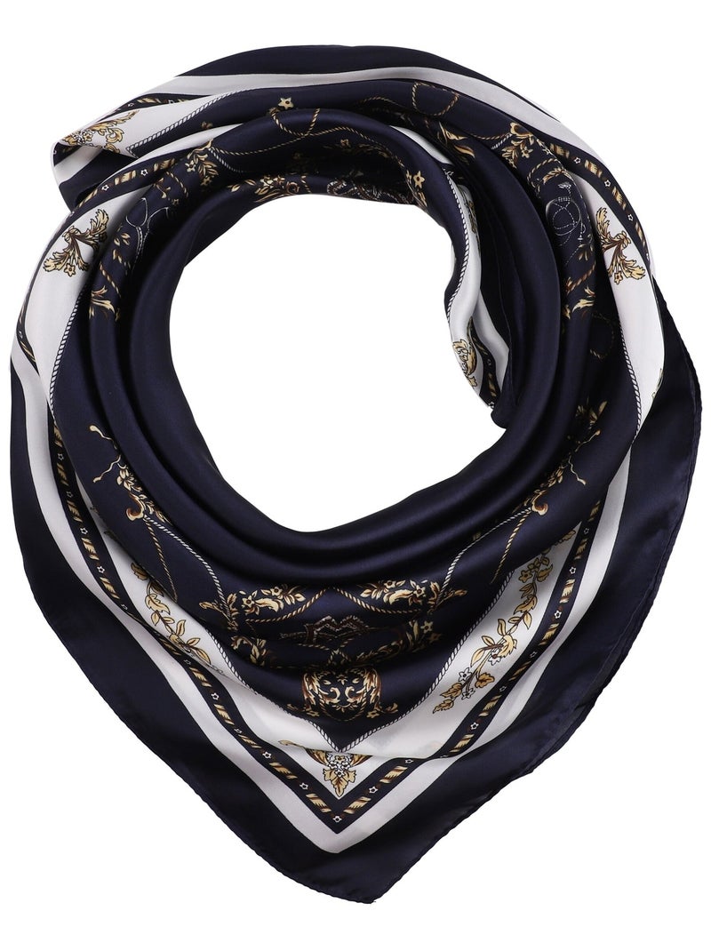 Carré de Soie LADIES Bleu - Kiabi