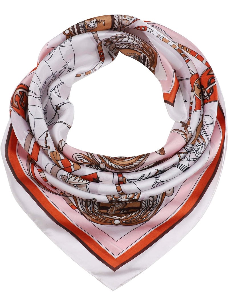 Carré de Soie OCEAN Rose - Kiabi