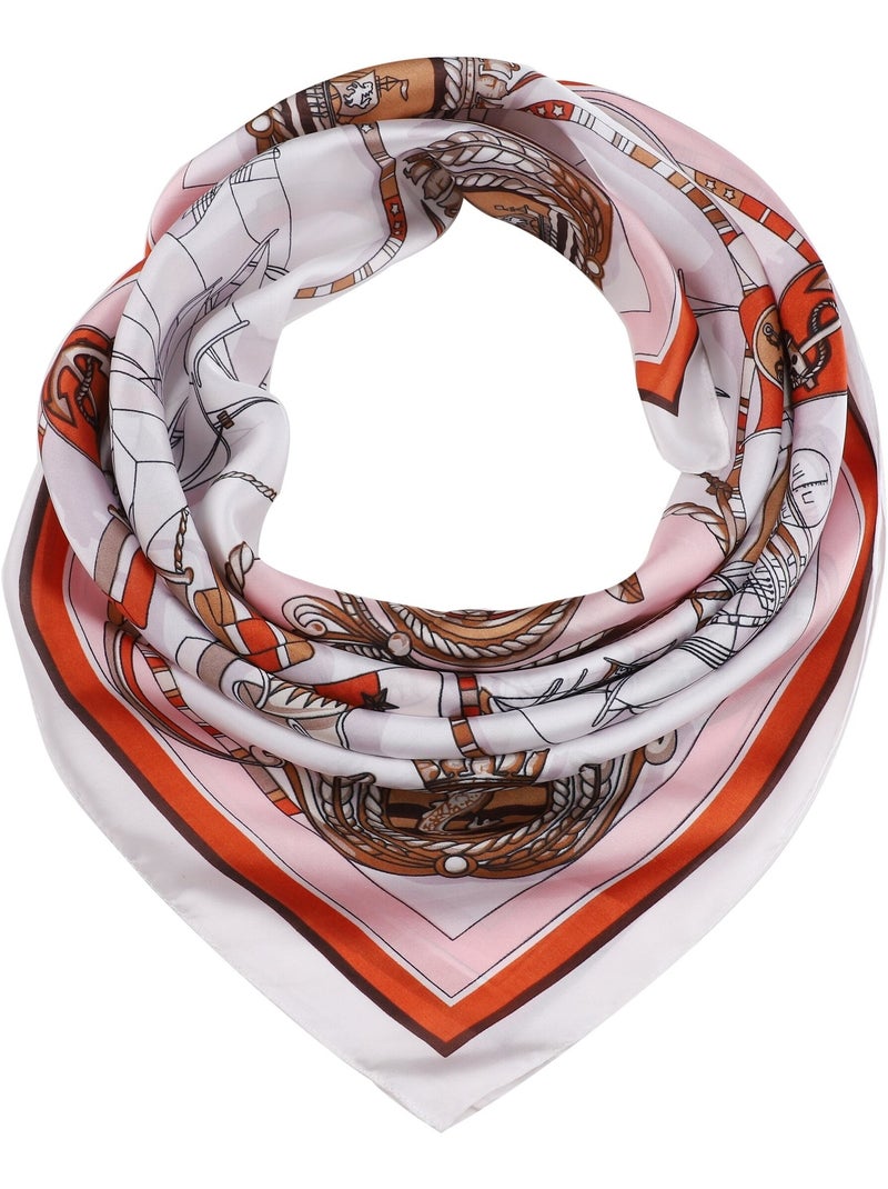 Carré de Soie OCEAN Rose - Kiabi