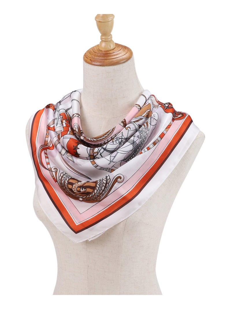 Carré de Soie OCEAN Rose - Kiabi