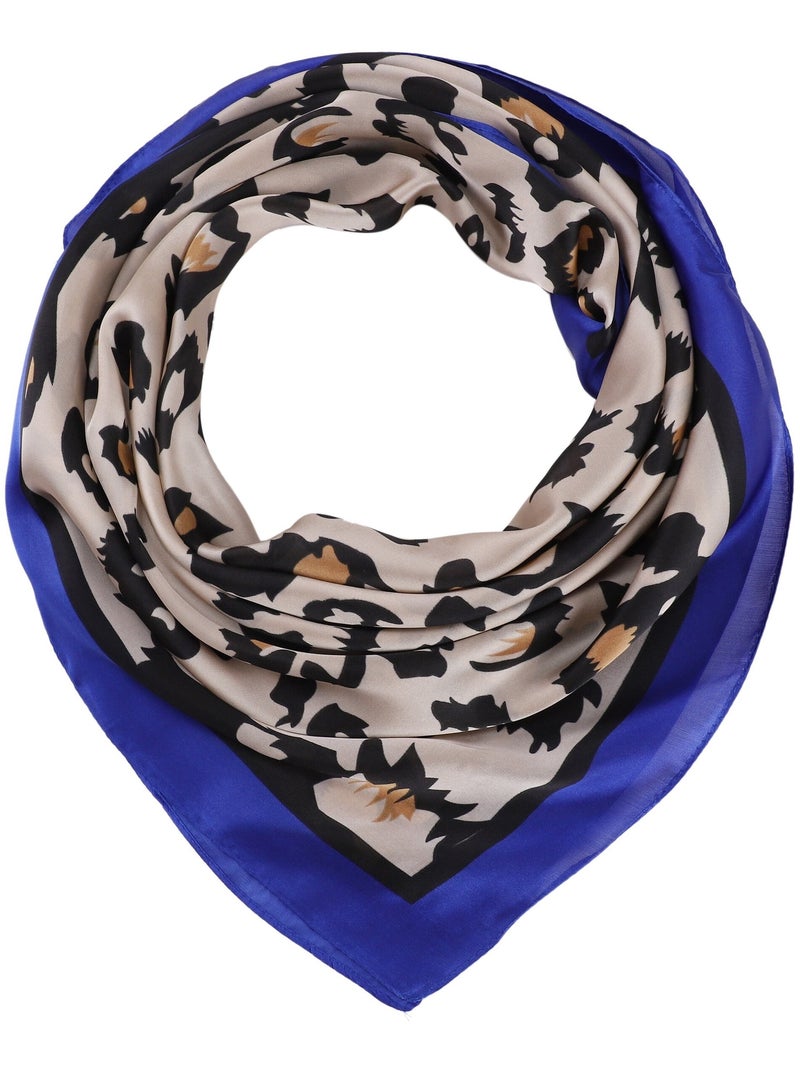 Carré de Soie PANTHER Bleu - Kiabi