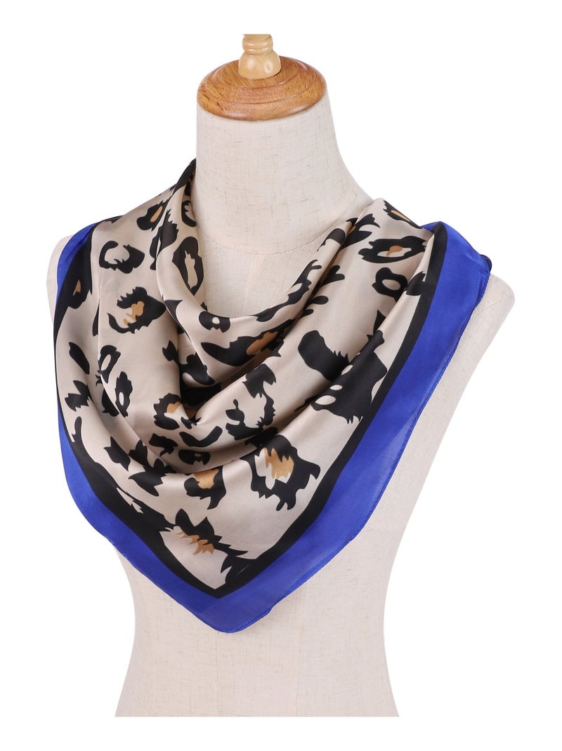 Carré de Soie PANTHER Bleu - Kiabi